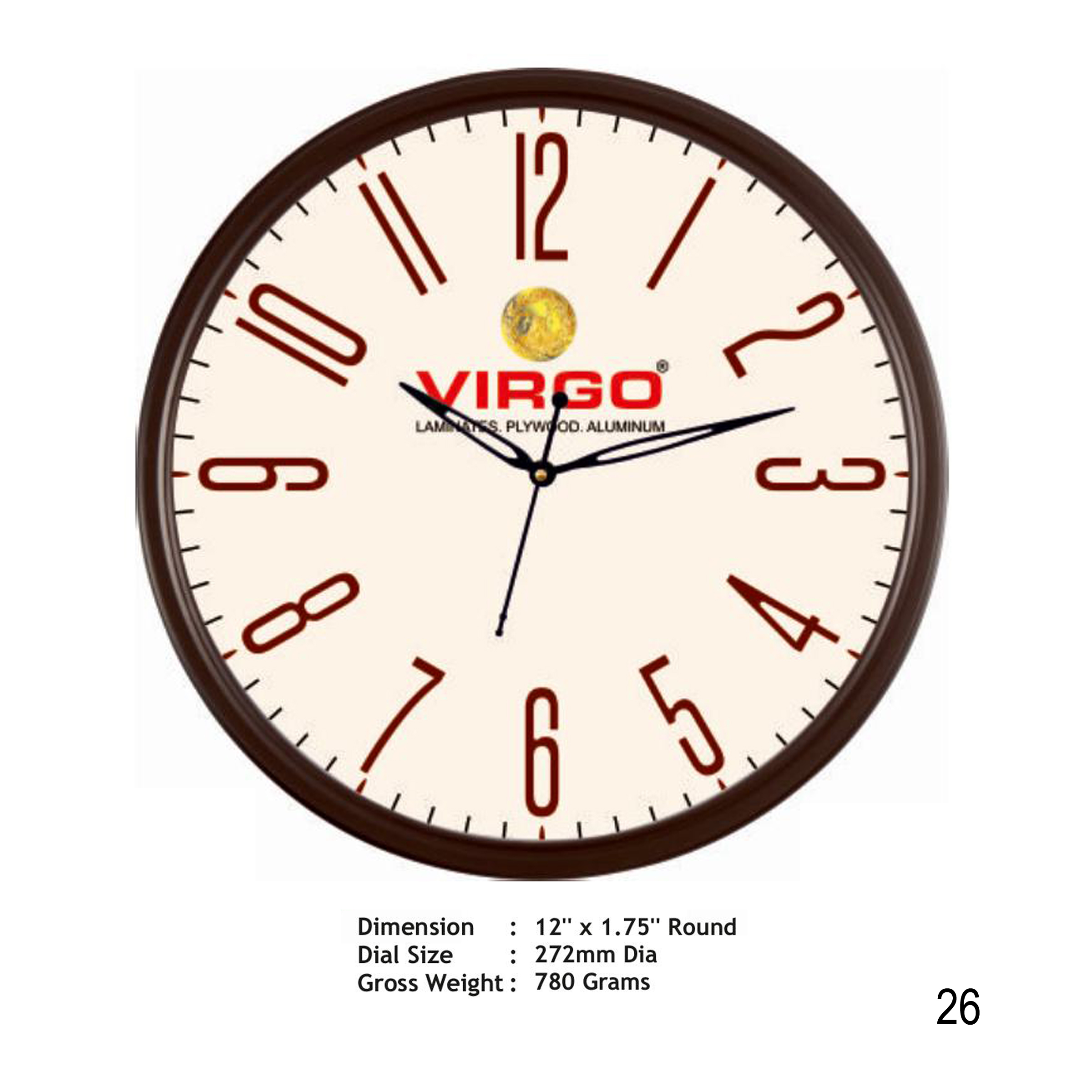 11202526*WALL CLOCK 