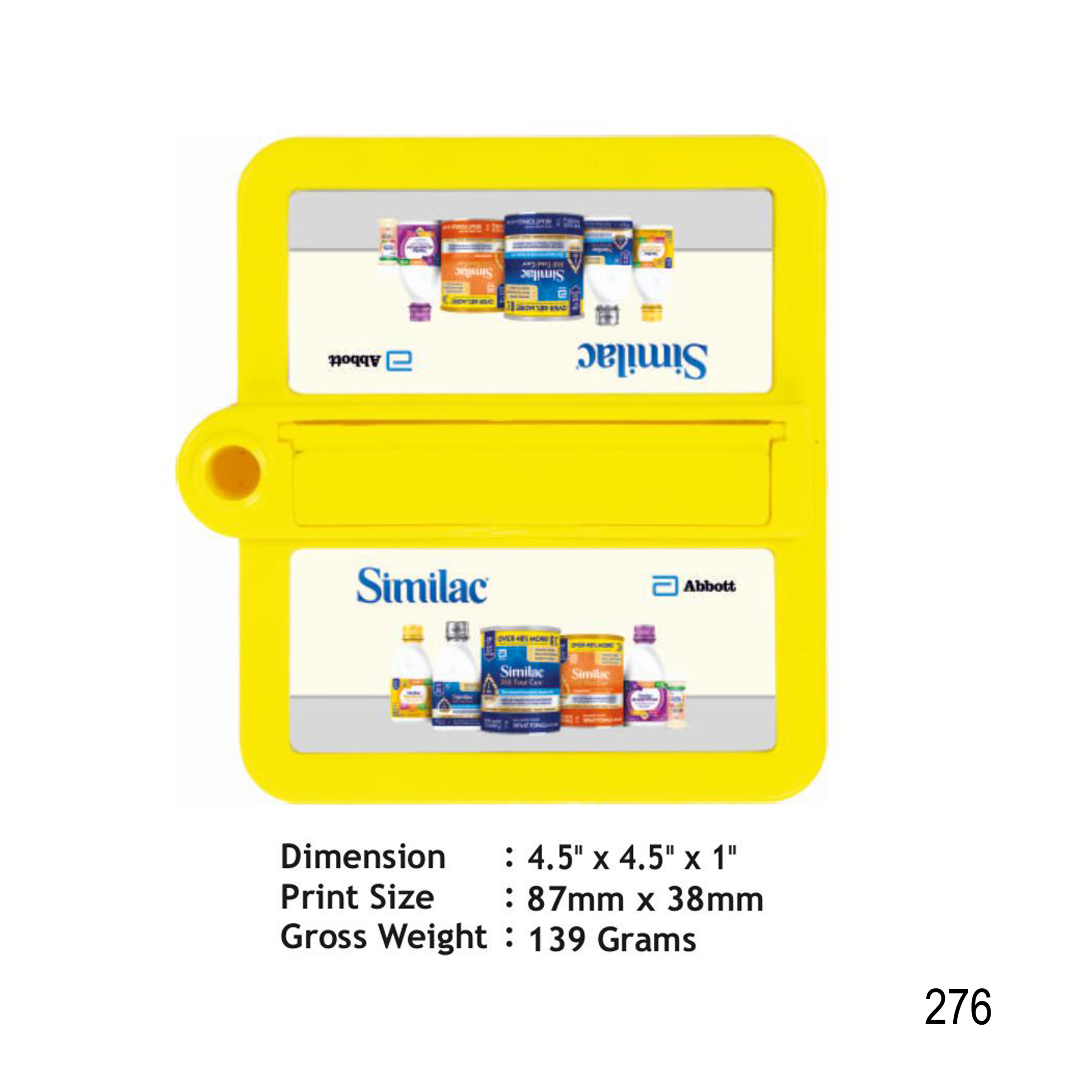 112025276*PLASTIC PAPER WEIGHT
