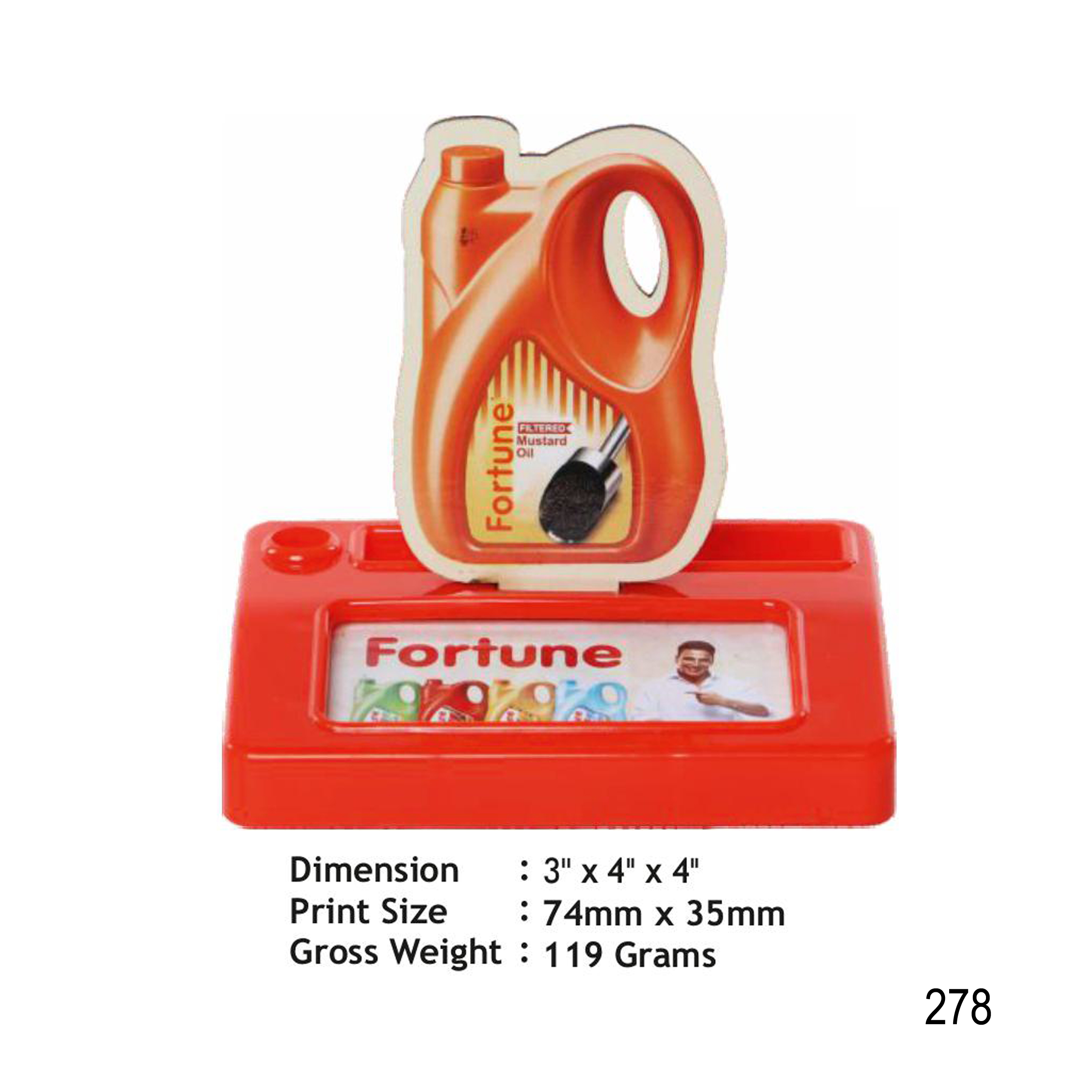 112025278*PLASTIC PAPER WEIGHT