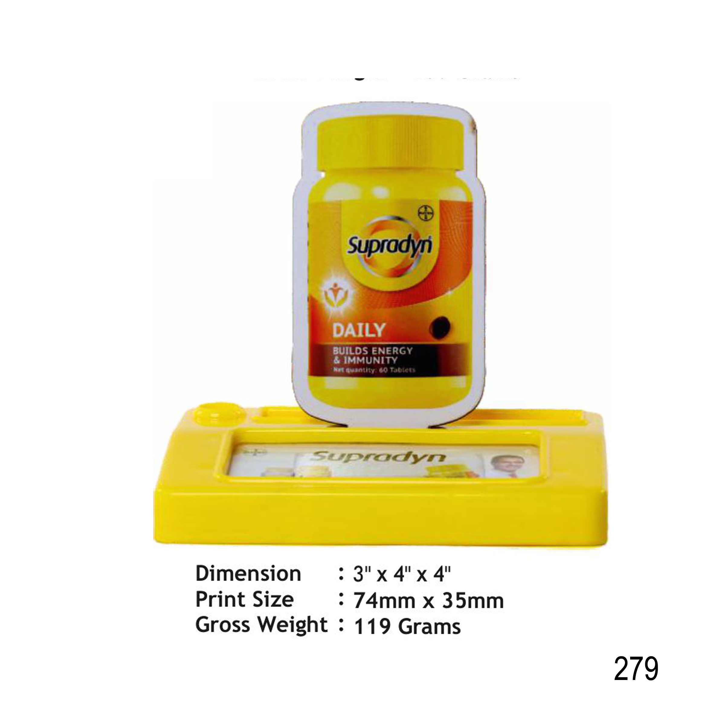 112025279*PLASTIC PAPER WEIGHT