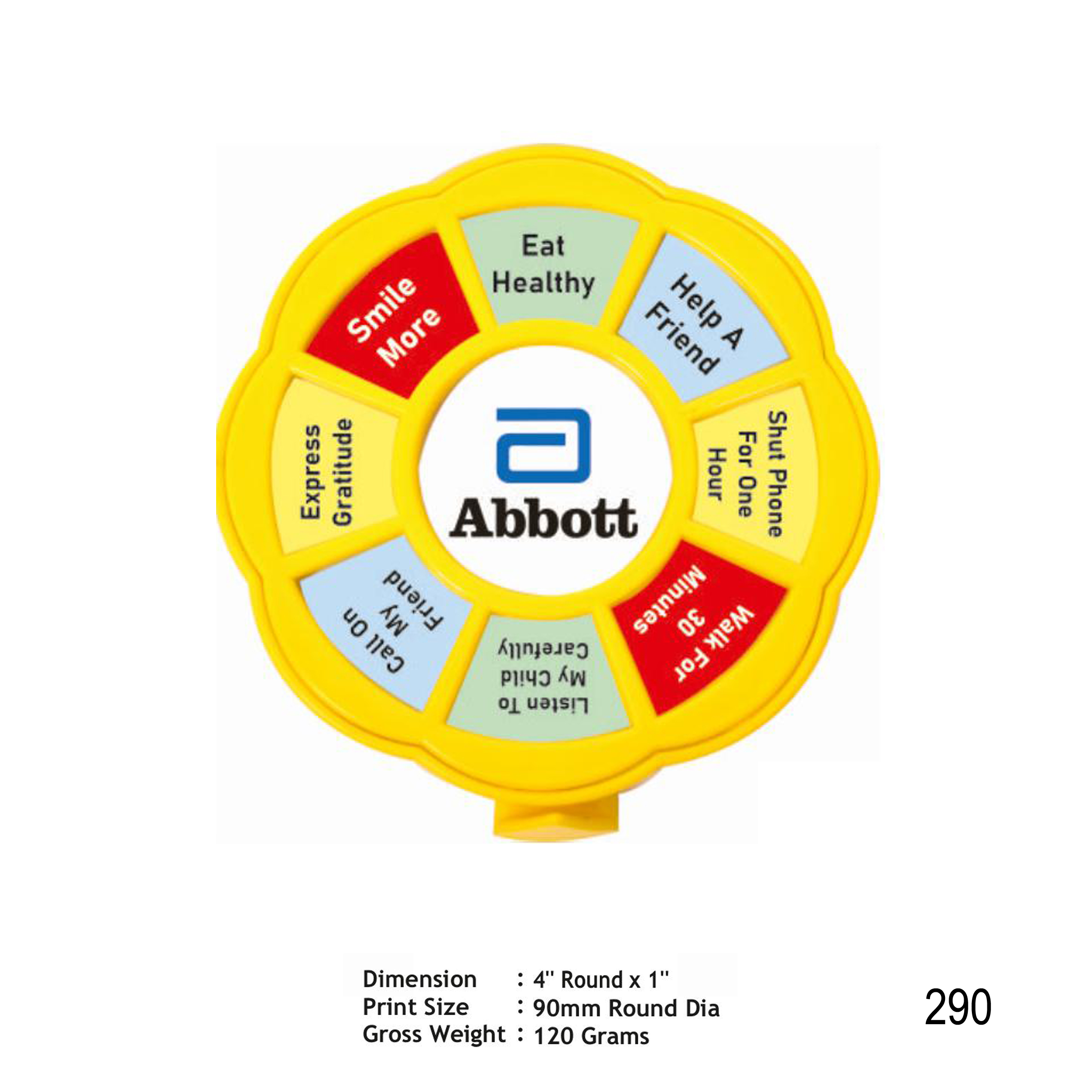 112025290*PLASTIC PAPER WEIGHT
