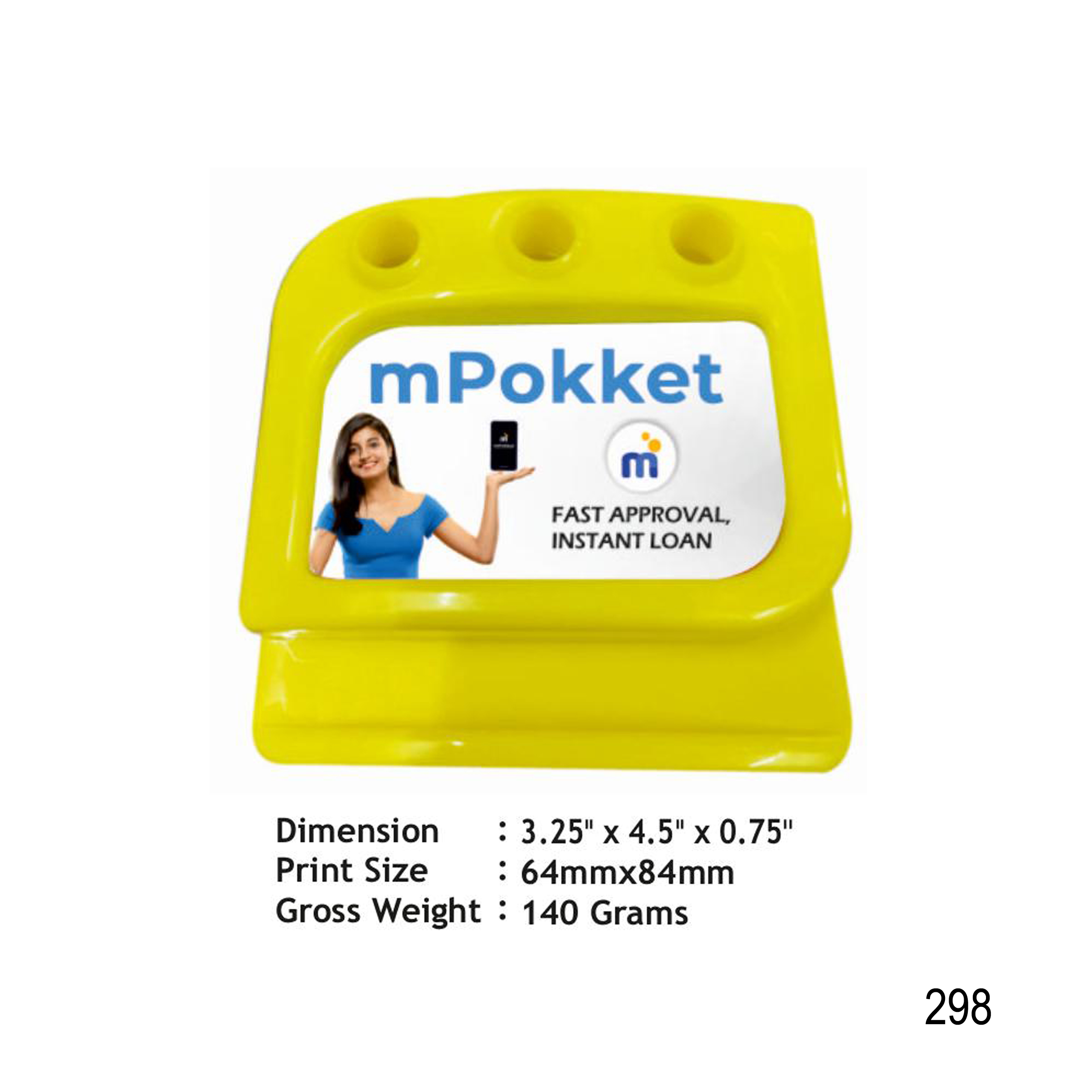 112025298*PLASTIC PAPER WEIGHT