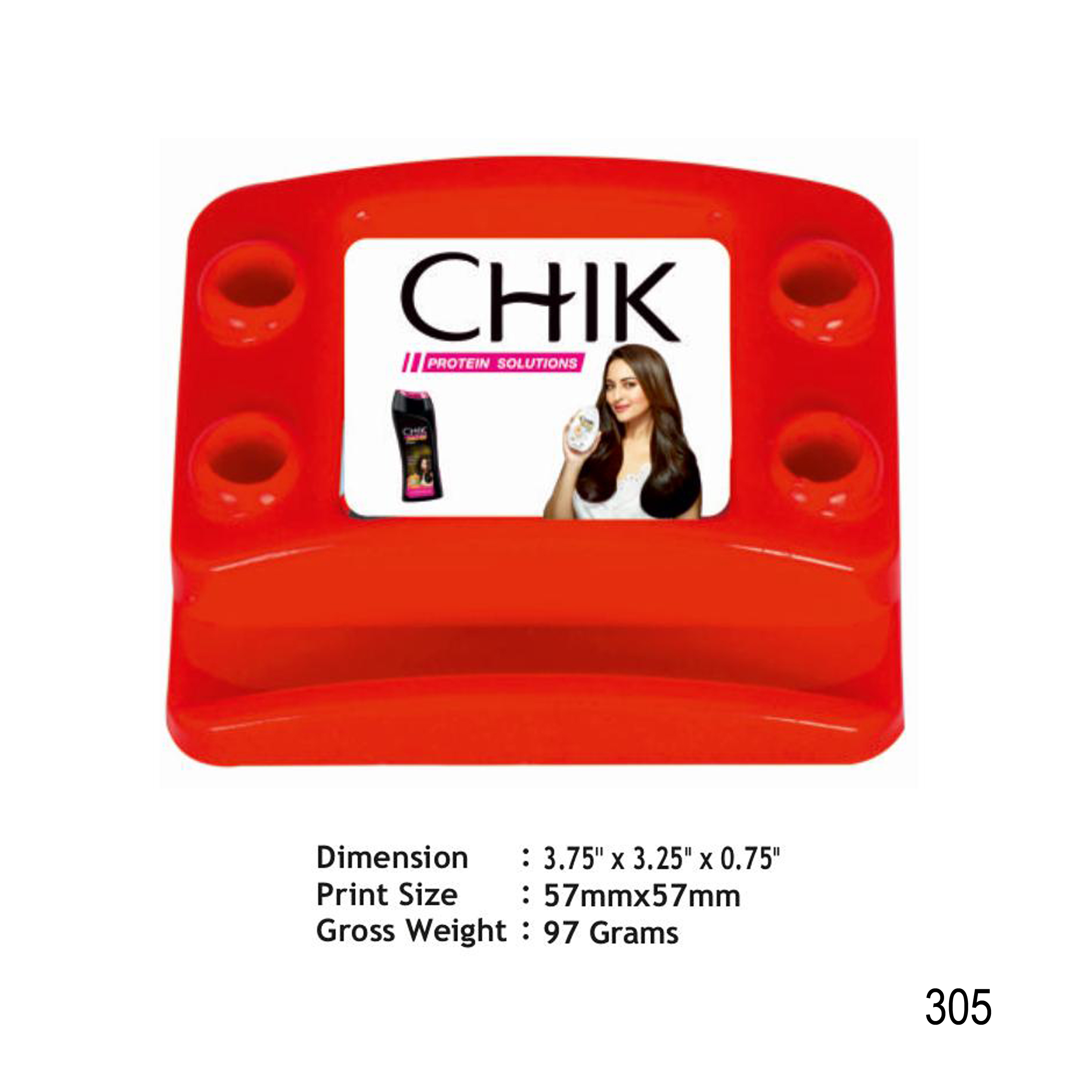 112025305*PLASTIC PAPER WEIGHT