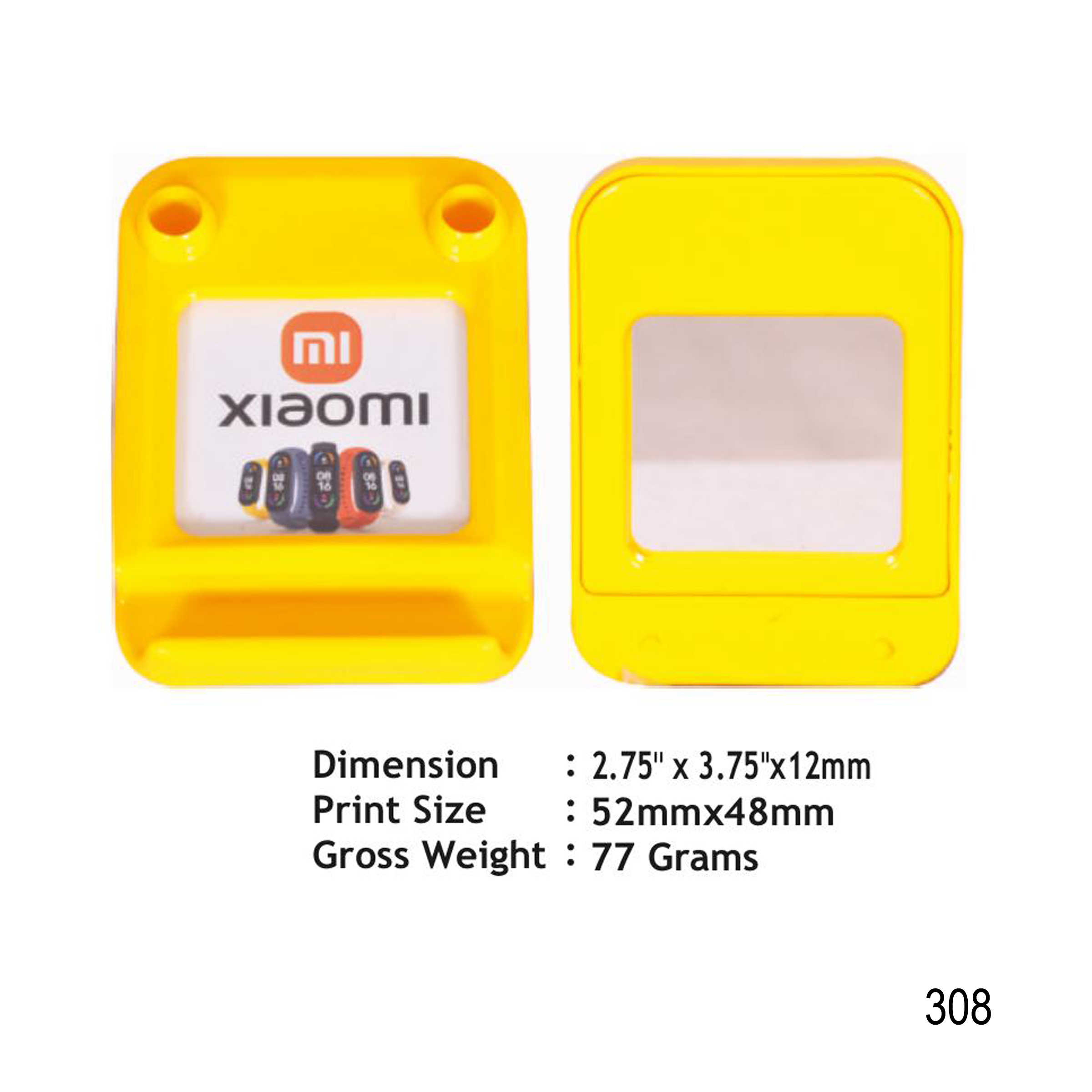 112025308*PLASTIC PAPER WEIGHT