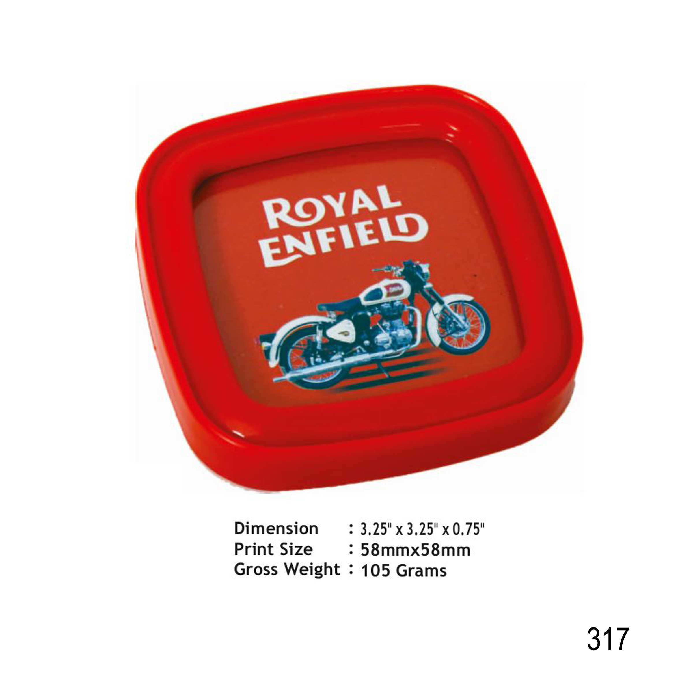 112025317*PLASTIC PAPER WEIGHT