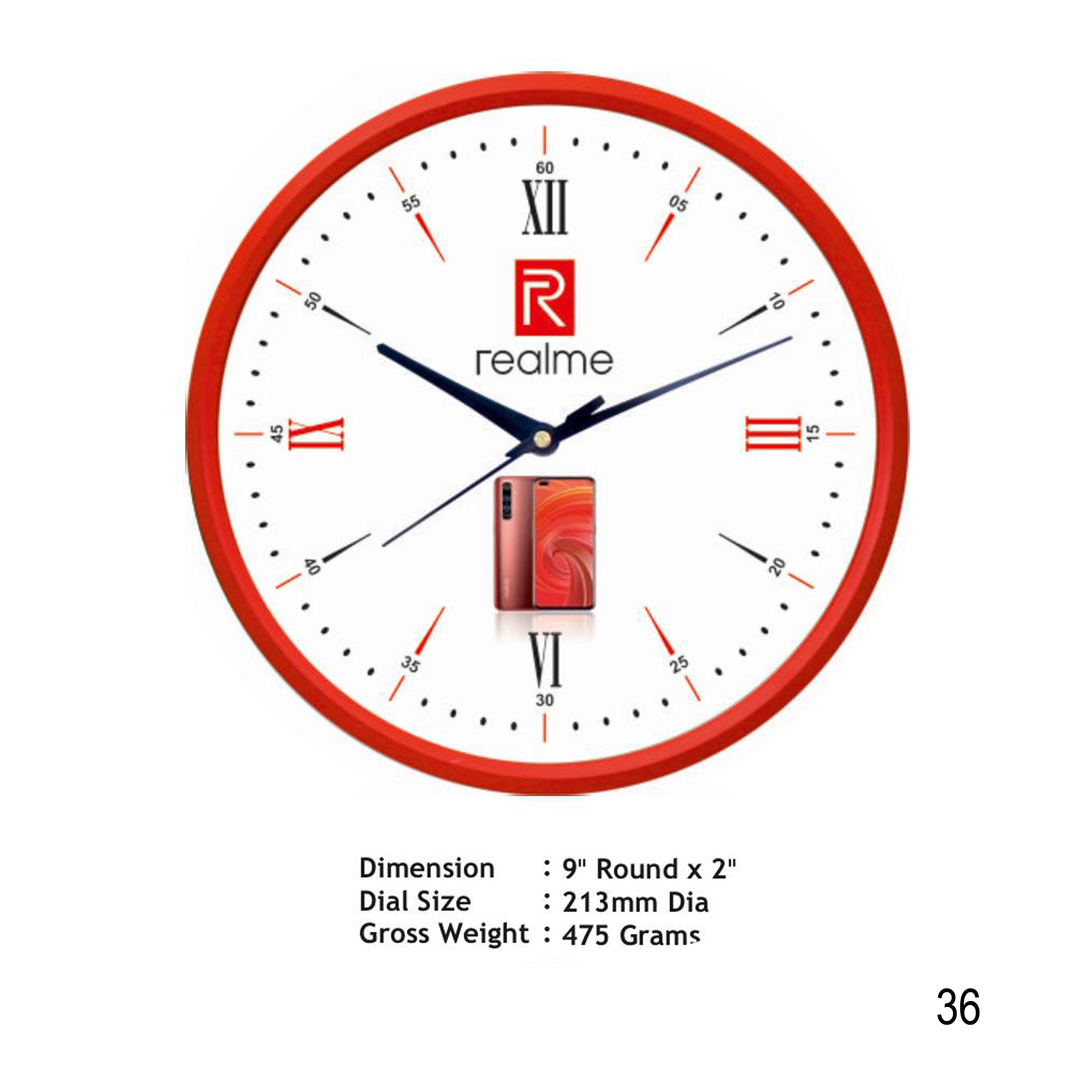 11202536*WALL CLOCK 