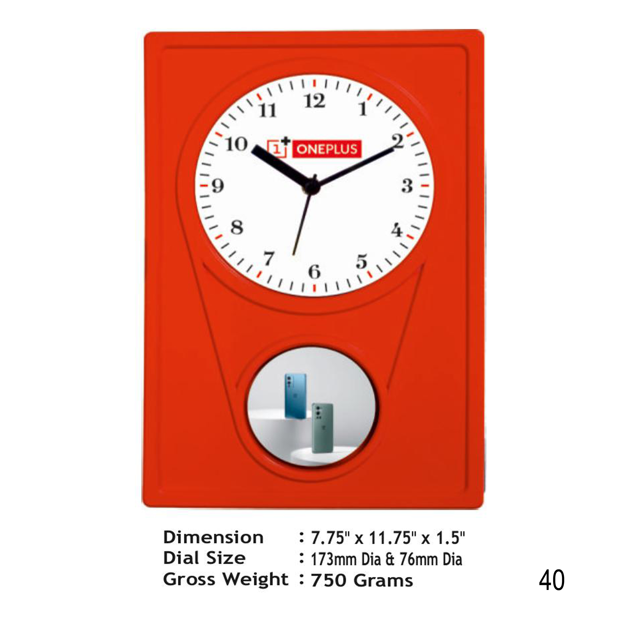 11202540*WALL CLOCK 