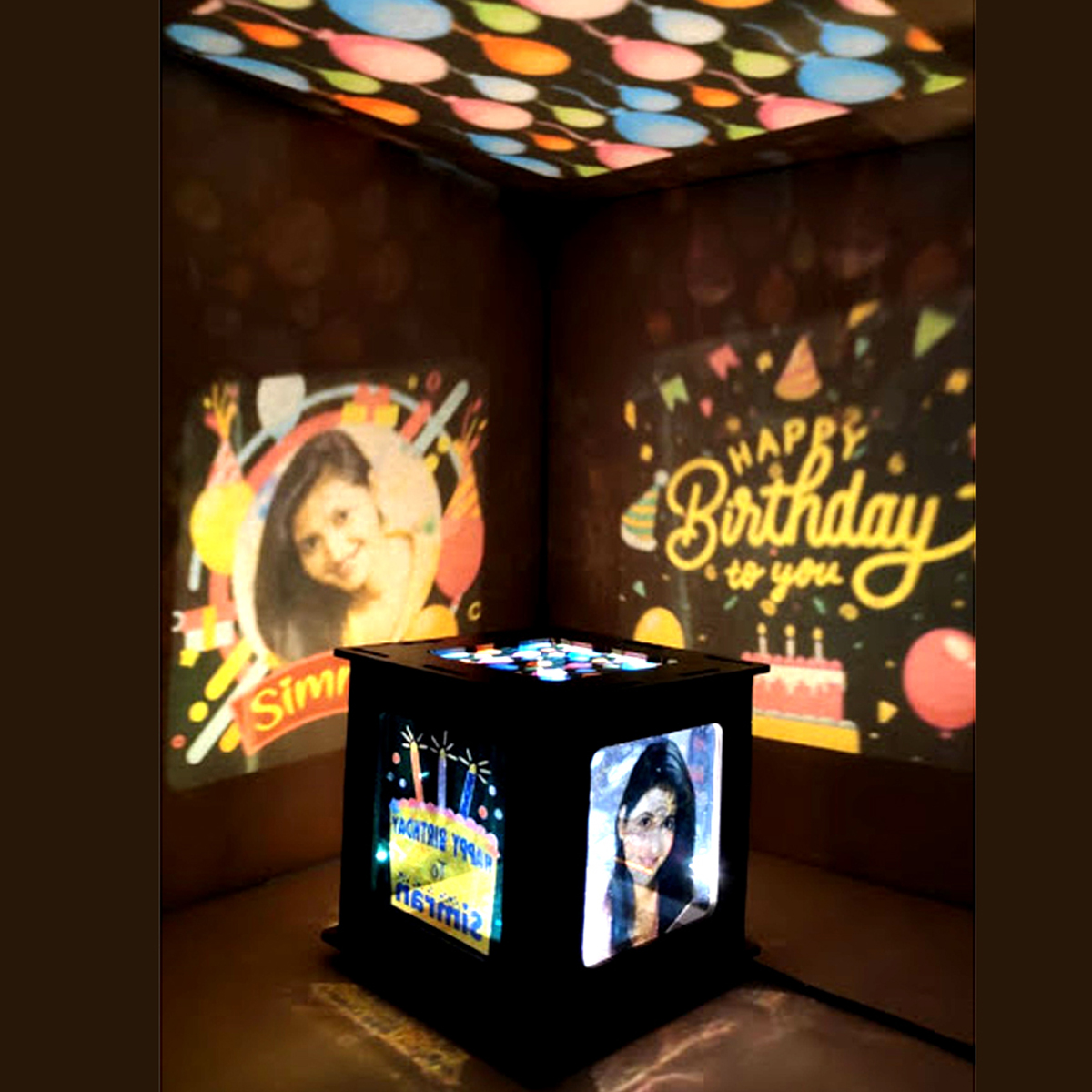 Sublimation big Revolving Shadow Box