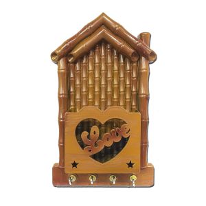 love swadeshi wood key holder