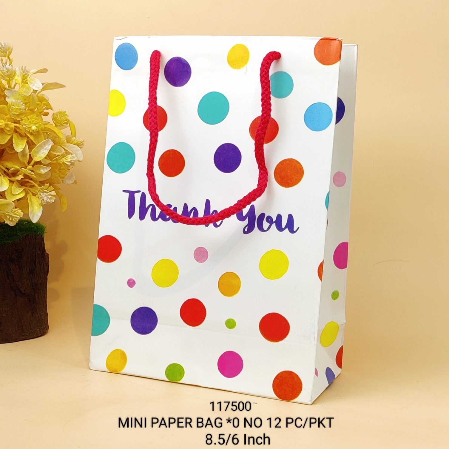 MINI PAPER BAG* 0 NO 12 PC/PKT