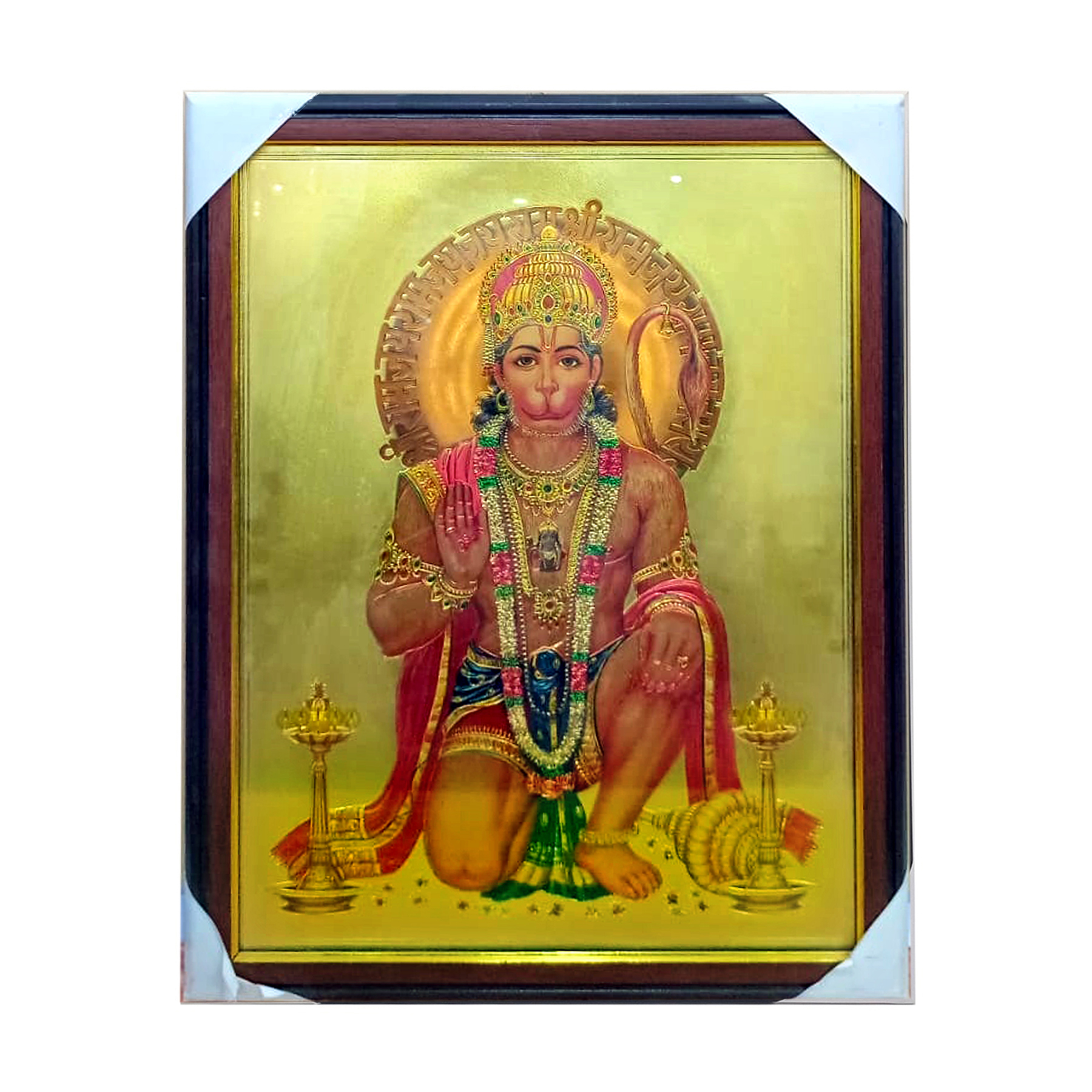 ANS 5002 Hanuman golden poster 12*16