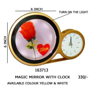 MAGIC MIRROR WITH CLOCK 163396