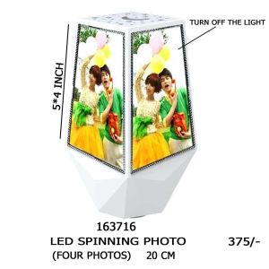 LED SPINNING PHOTO FRAME 191011