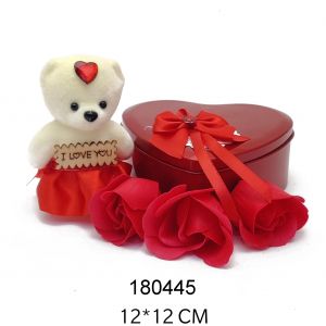 HEART TEEDY BOX (200)*180445