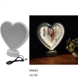3D HEART MIRROR(36)*180683