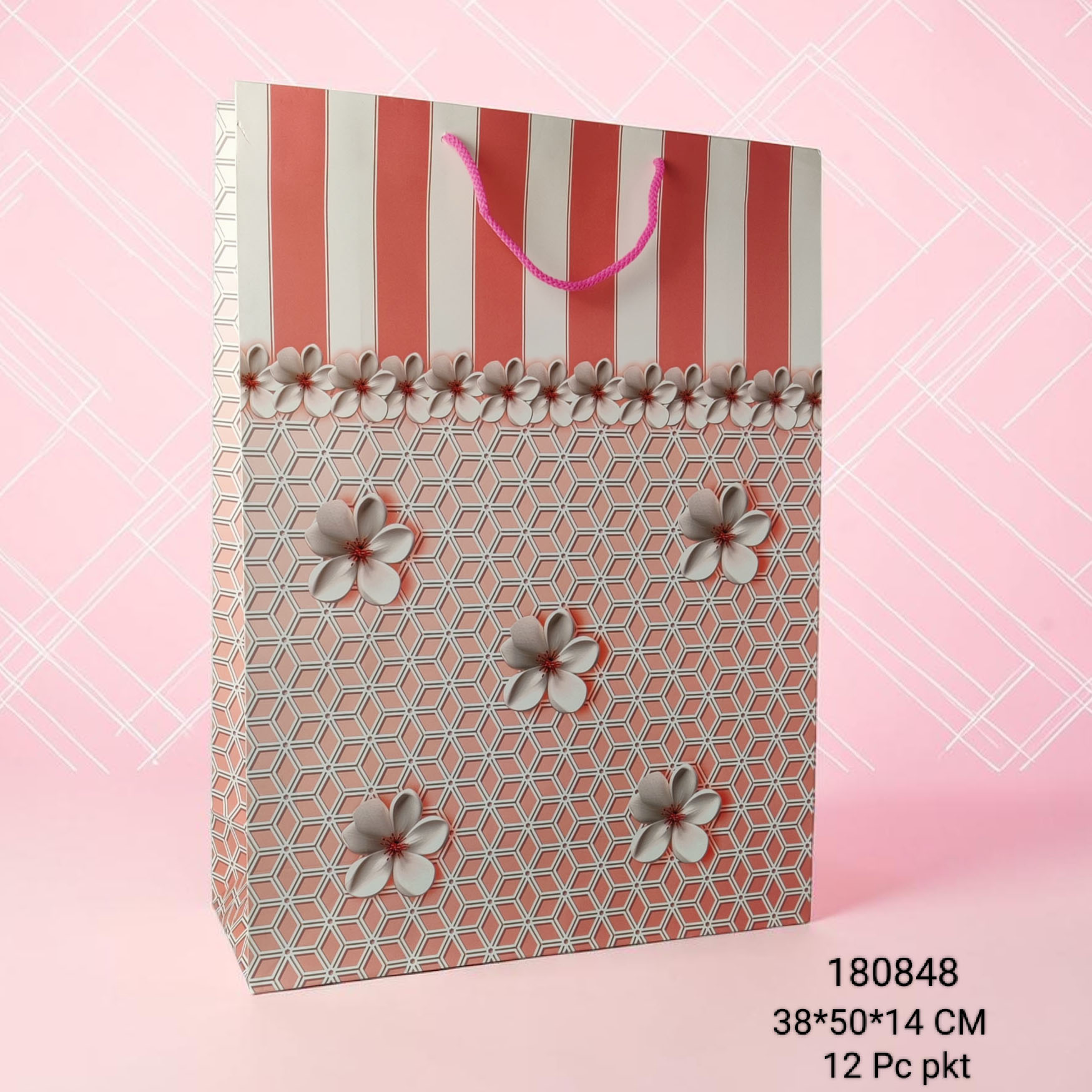 180848 J PAPER BAGS 38.1*50.8*14 12 PC P