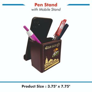 PEN STAND WITH MOBILE HOLDER