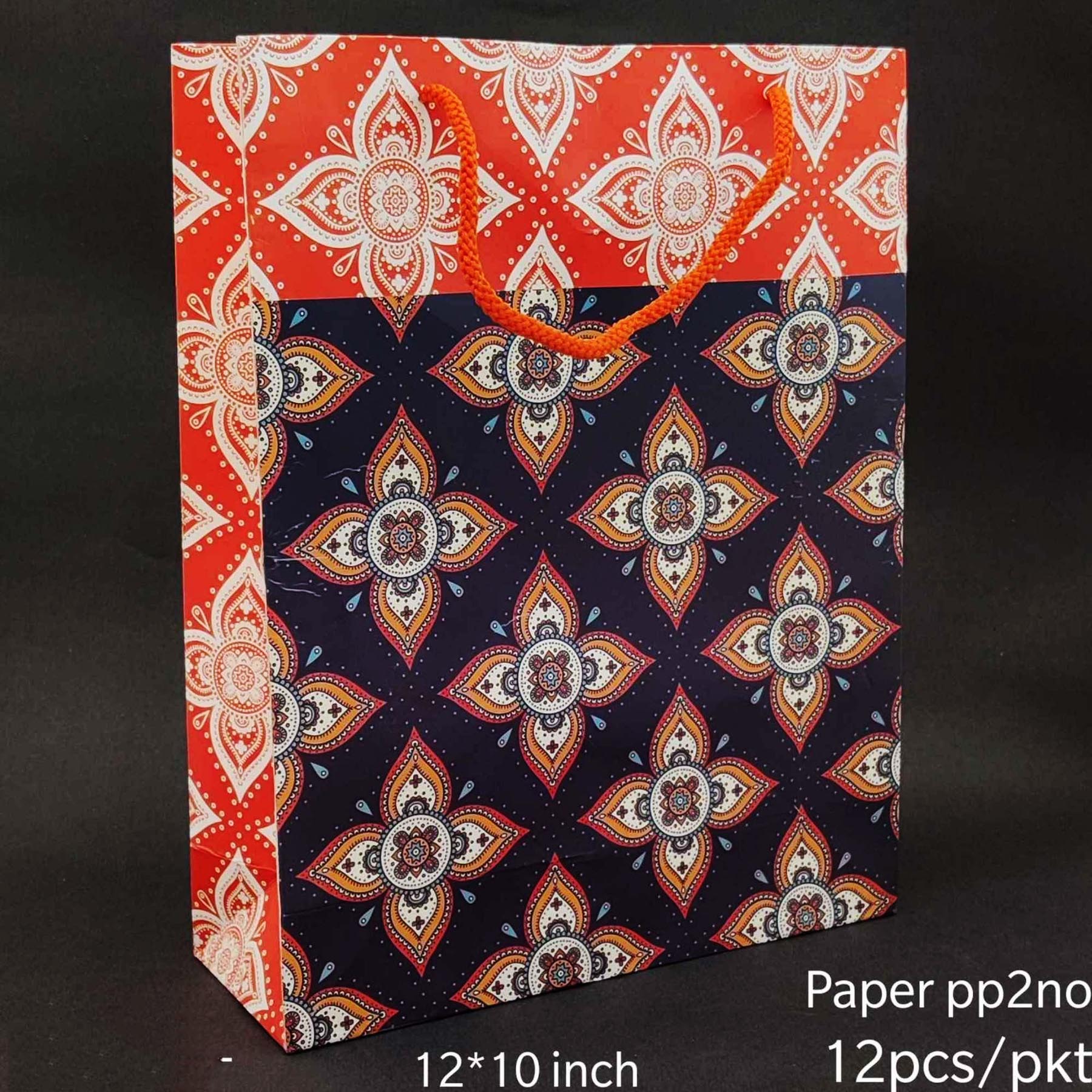 12 PC PAPER BAG  PP 2 MED*206303