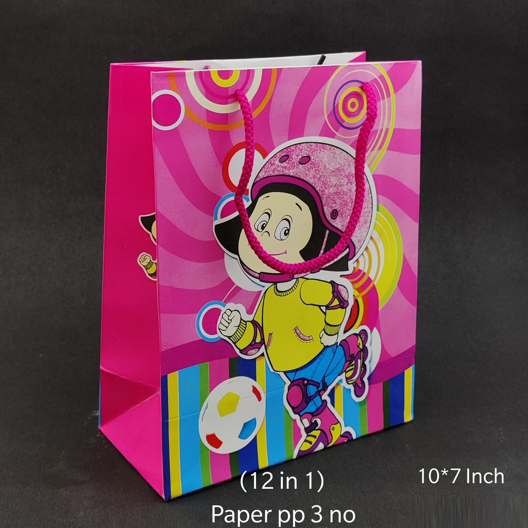 12 PC PAPER BAG  PP 3 SM*206330