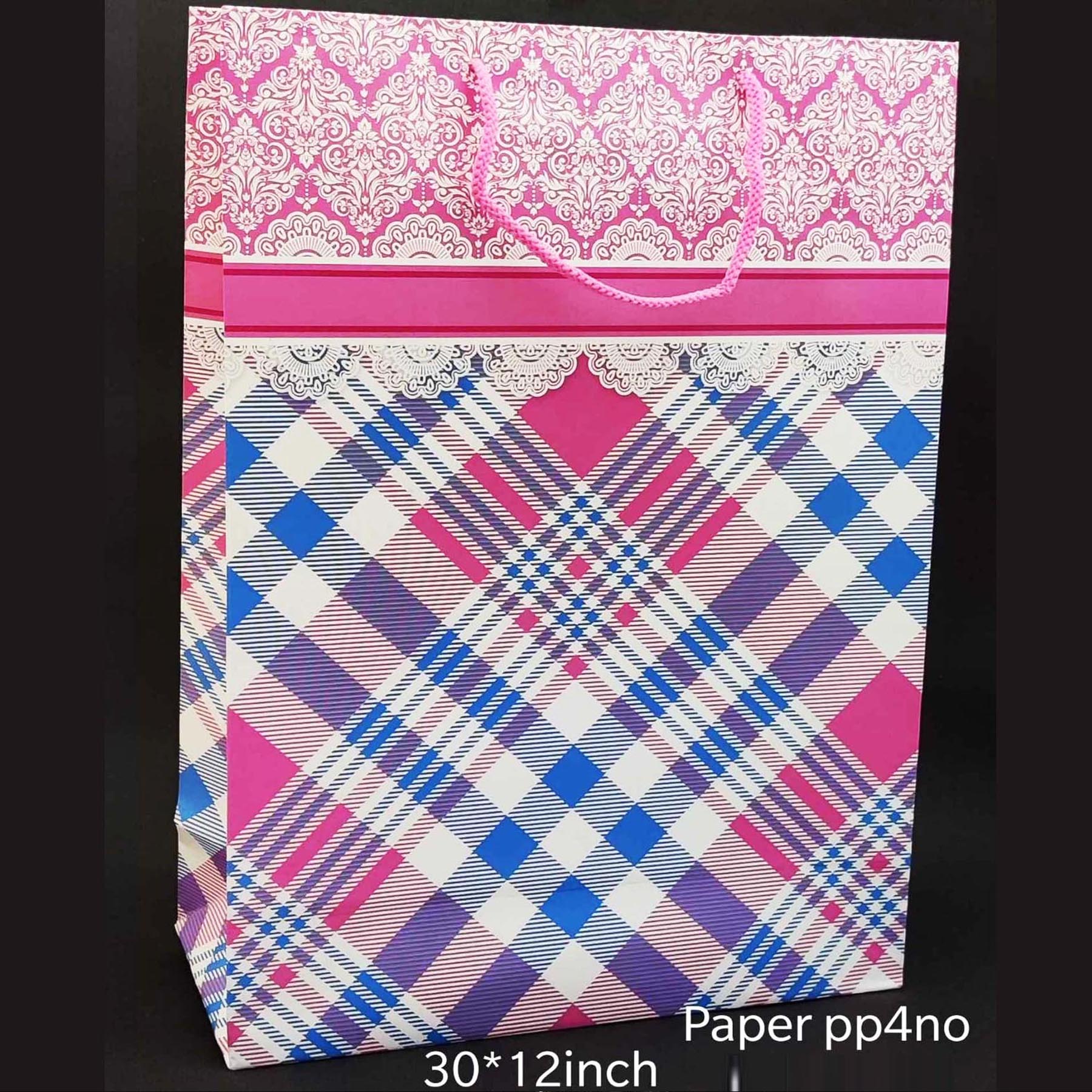 12 PC PAPER BAG  PP 4 LARGE*206335