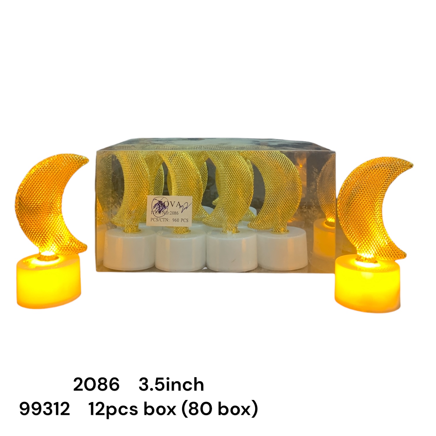 2086 (80)(12PC BOX)--LED CANDLE