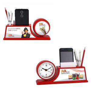 22024118*MULTIPURPOSE TABLE TOP WITH REVOLVING CLOCK