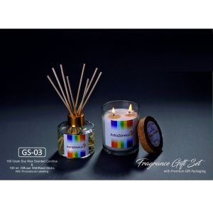 22024GS03*FRAGRANCE COMBO 160 GM CANDLE & 100 ML DIFFUSER