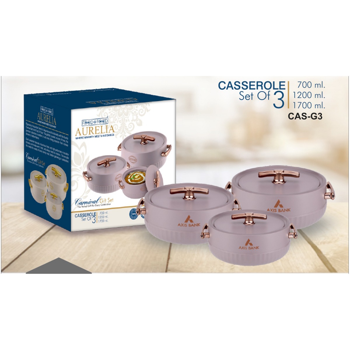 22026CASG3B*INSULATED PREMIUM CASSEROLE