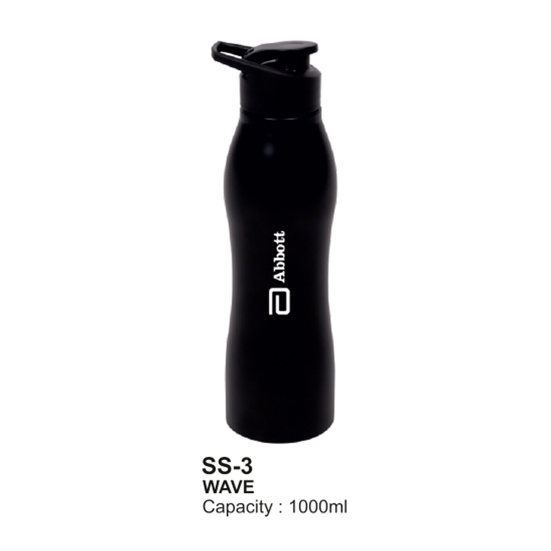22026SS3*SINGLE WALL SS BOTTLE 1000 ML