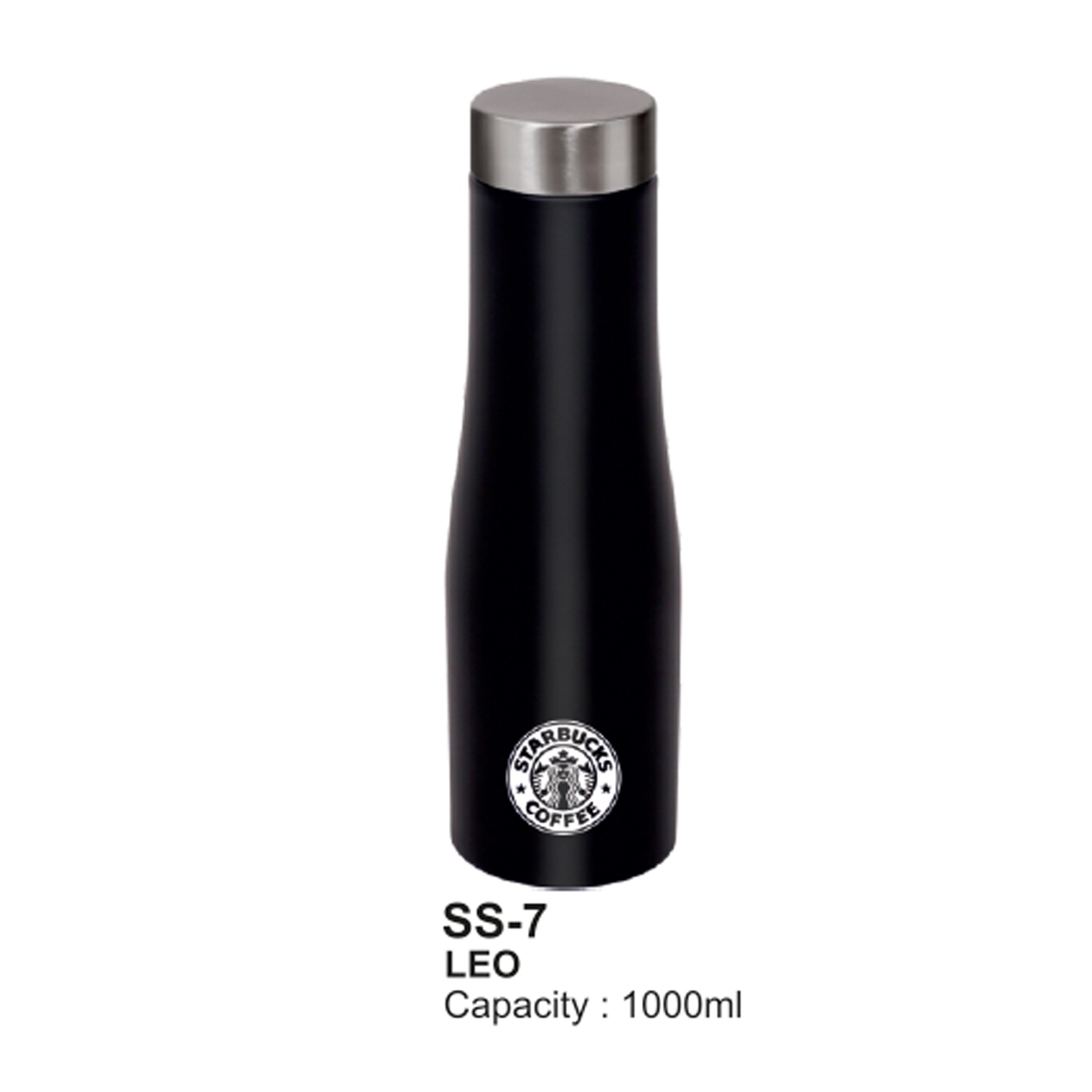 22026SS7*SINGLE WALL SS BOTTLE 1000 ML