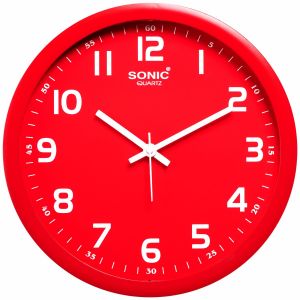 NATRAJ Wall Clock 222 Red AM
