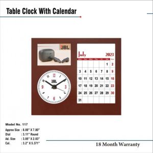 242022117*TABLE CLOCK WITH CALENDAR