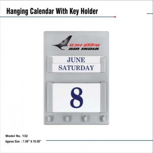 242022132*WALL HANGING CALENDAR WITH KEY HOLDER