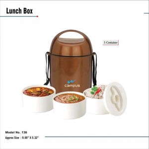 242022136*LUNCH BOX 3 MICROWAVEABLE CONTAINER