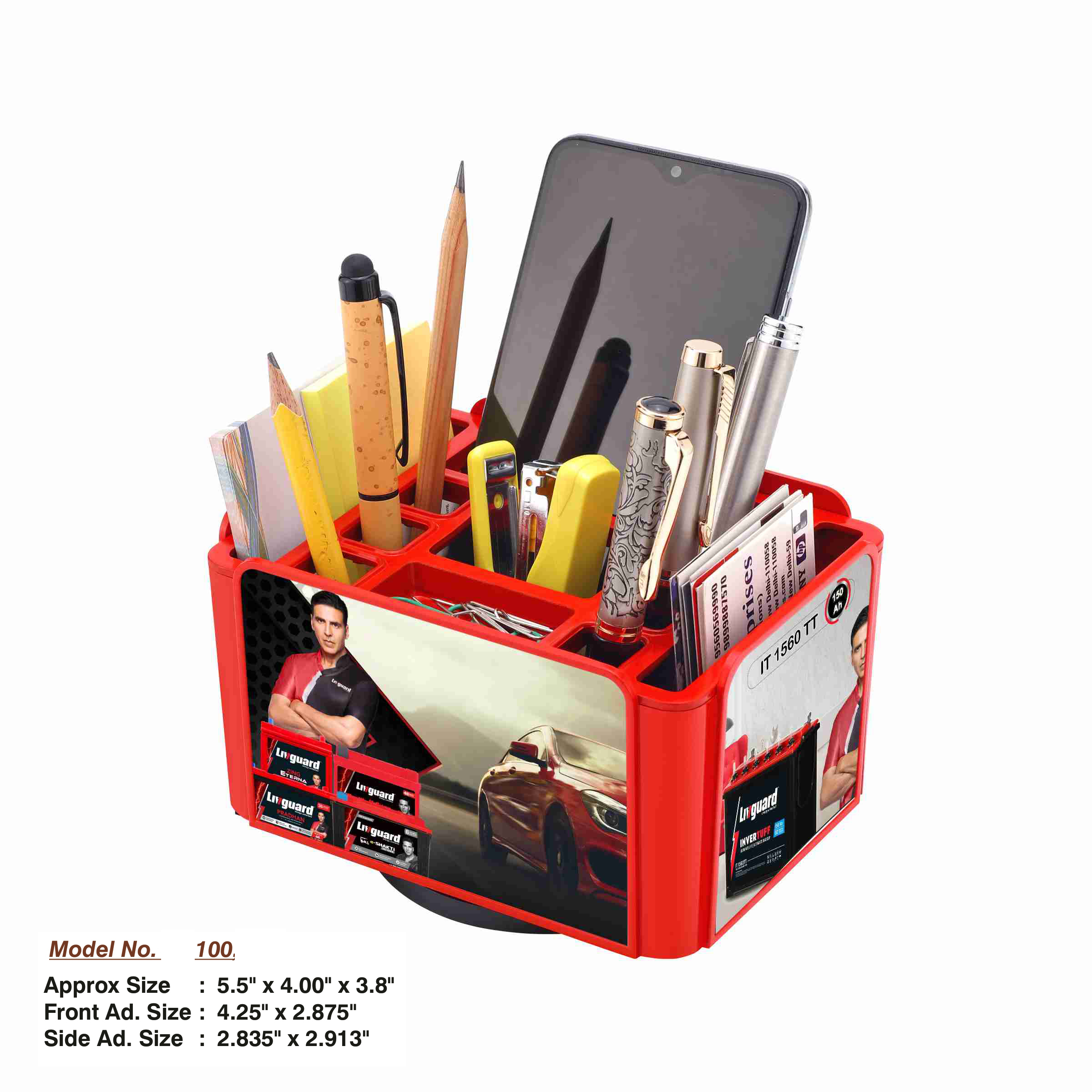 242026100*MULTIPURPOSE REVOLVING PEN STAND