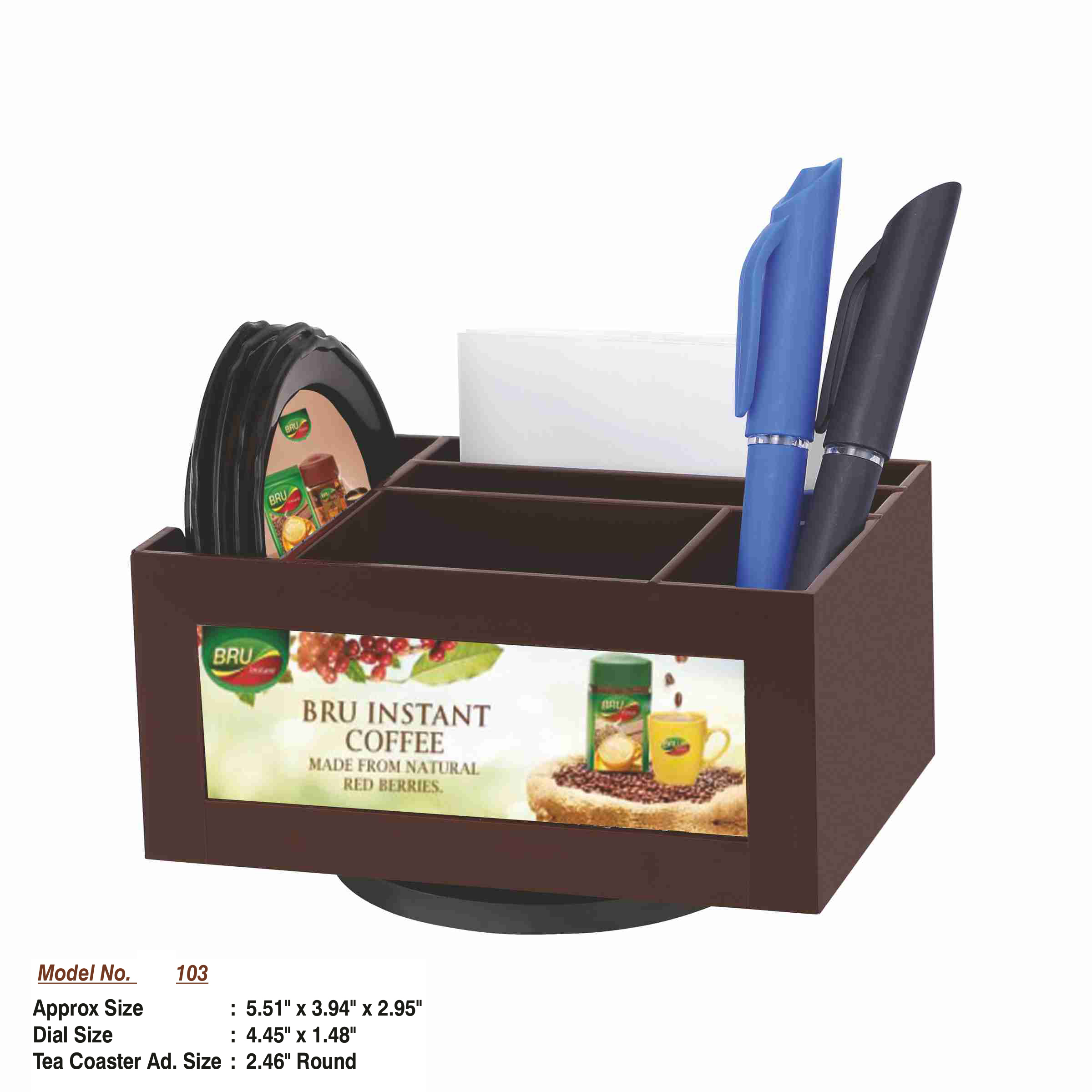 242026103*MULTIPURPOSE REVOLVING PEN STAND