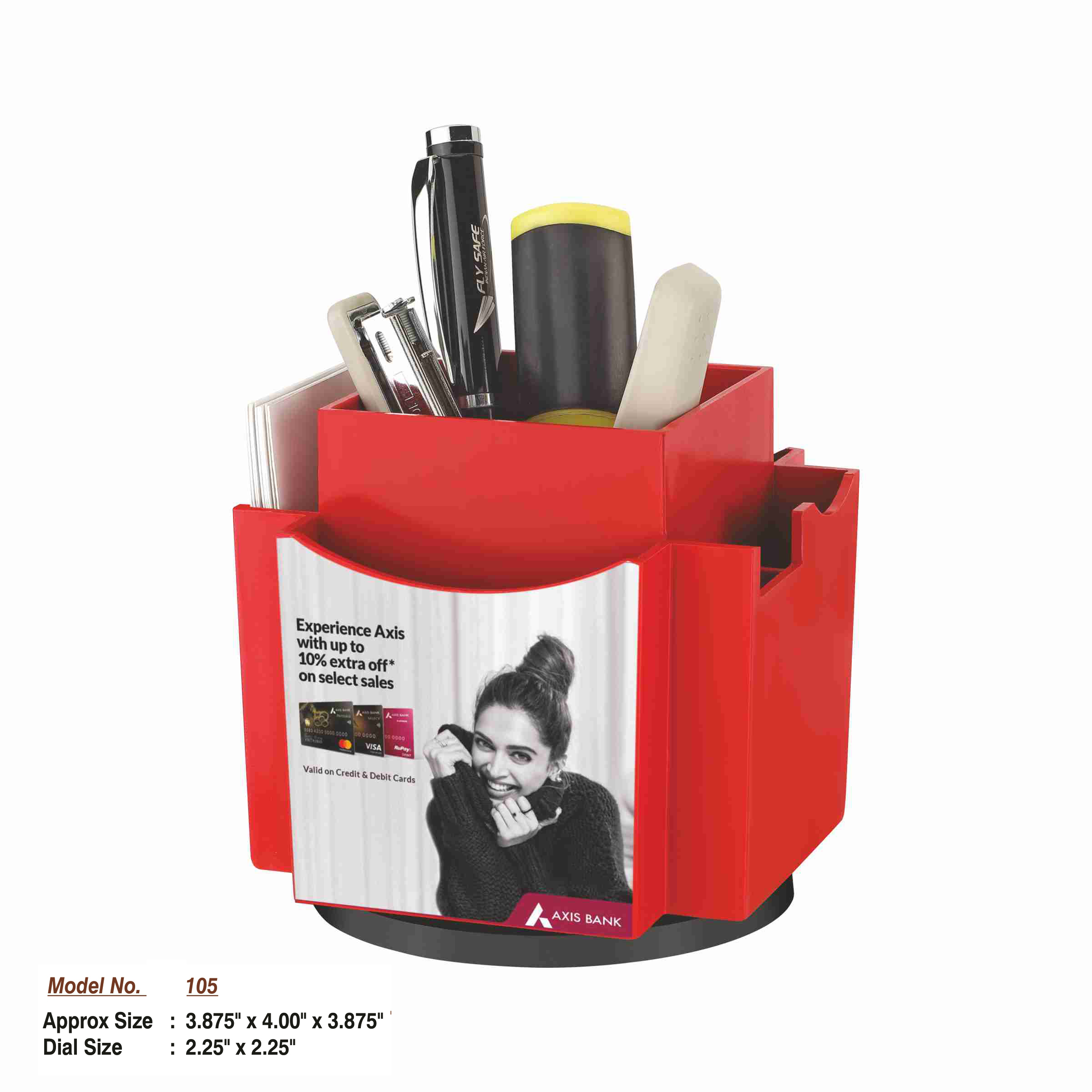242026105*MULTIPURPOSE REVOLVING PEN STAND