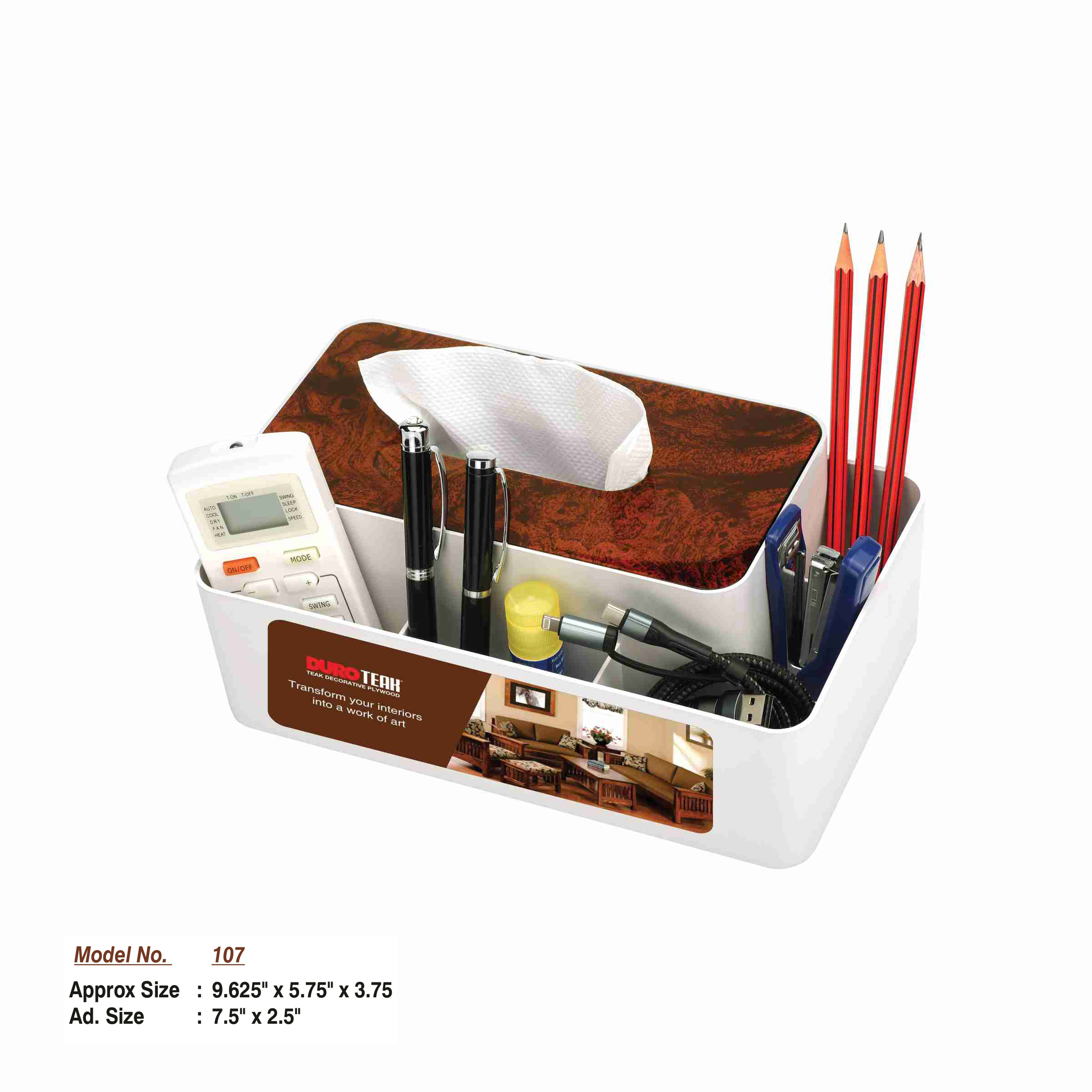 242026107*MULTIPURPOSE TISSUE BOX