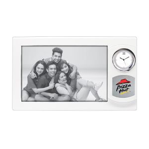 3202239*PHOTO FRAME WITH CLOCK