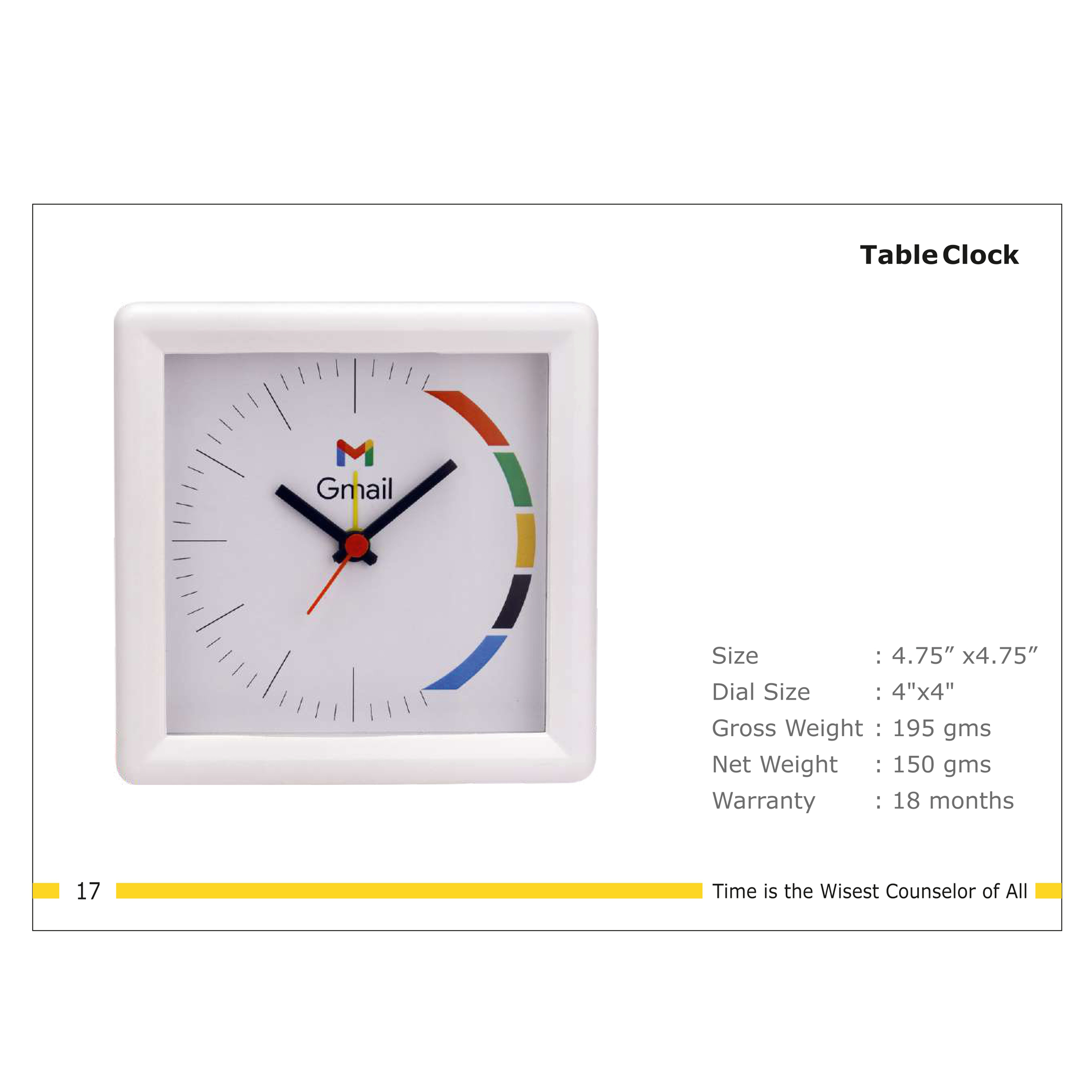 3202517*TABLE CLOCK