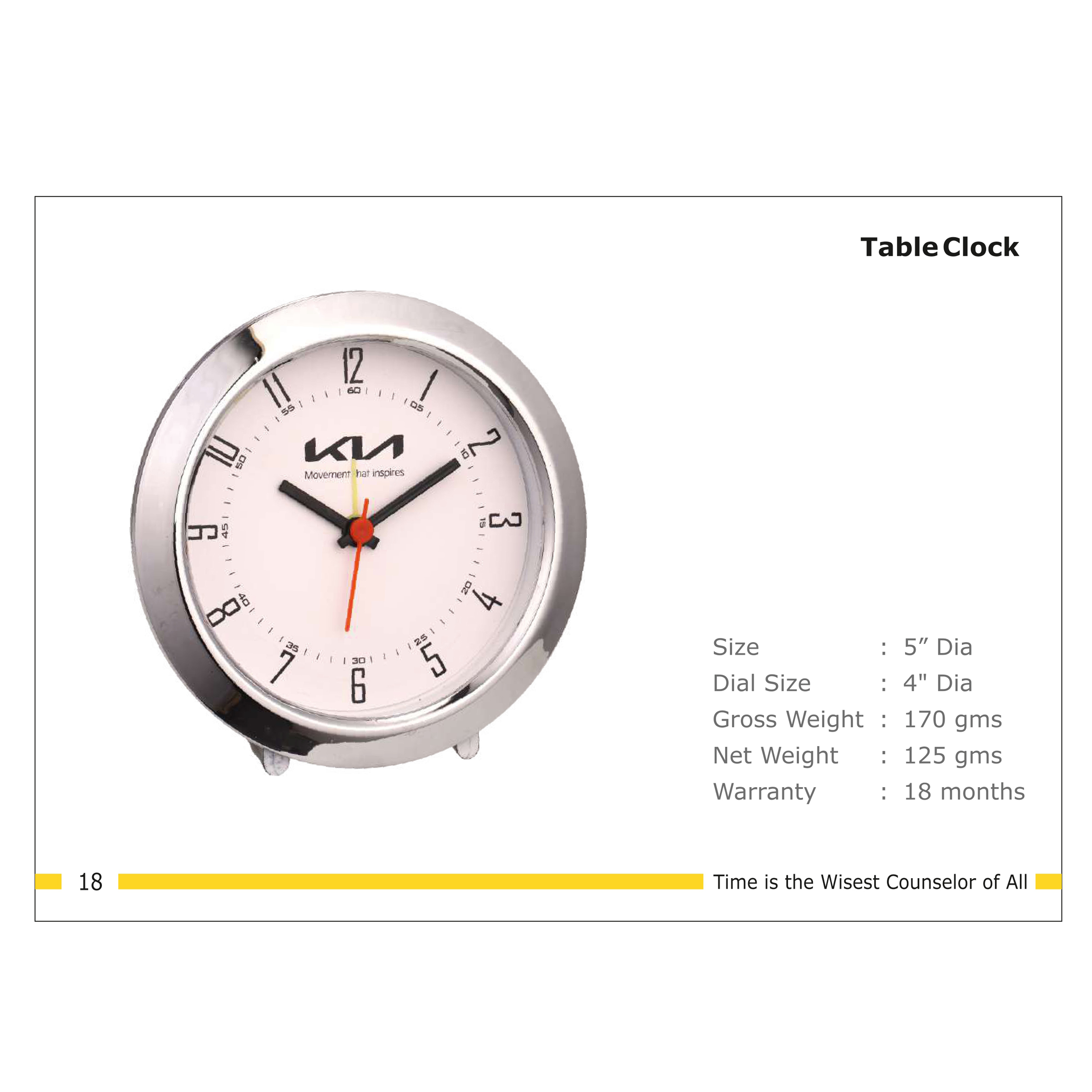 3202518*TABLE CLOCK