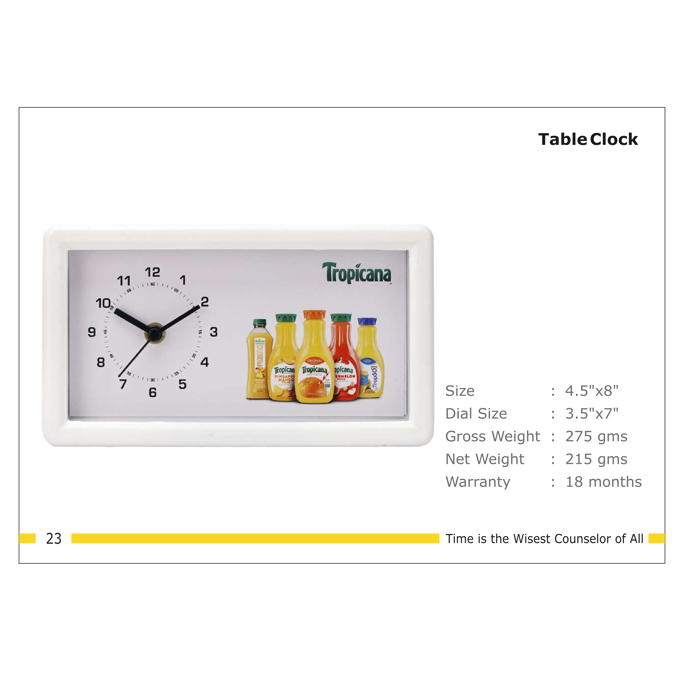 3202523*TABLE CLOCK