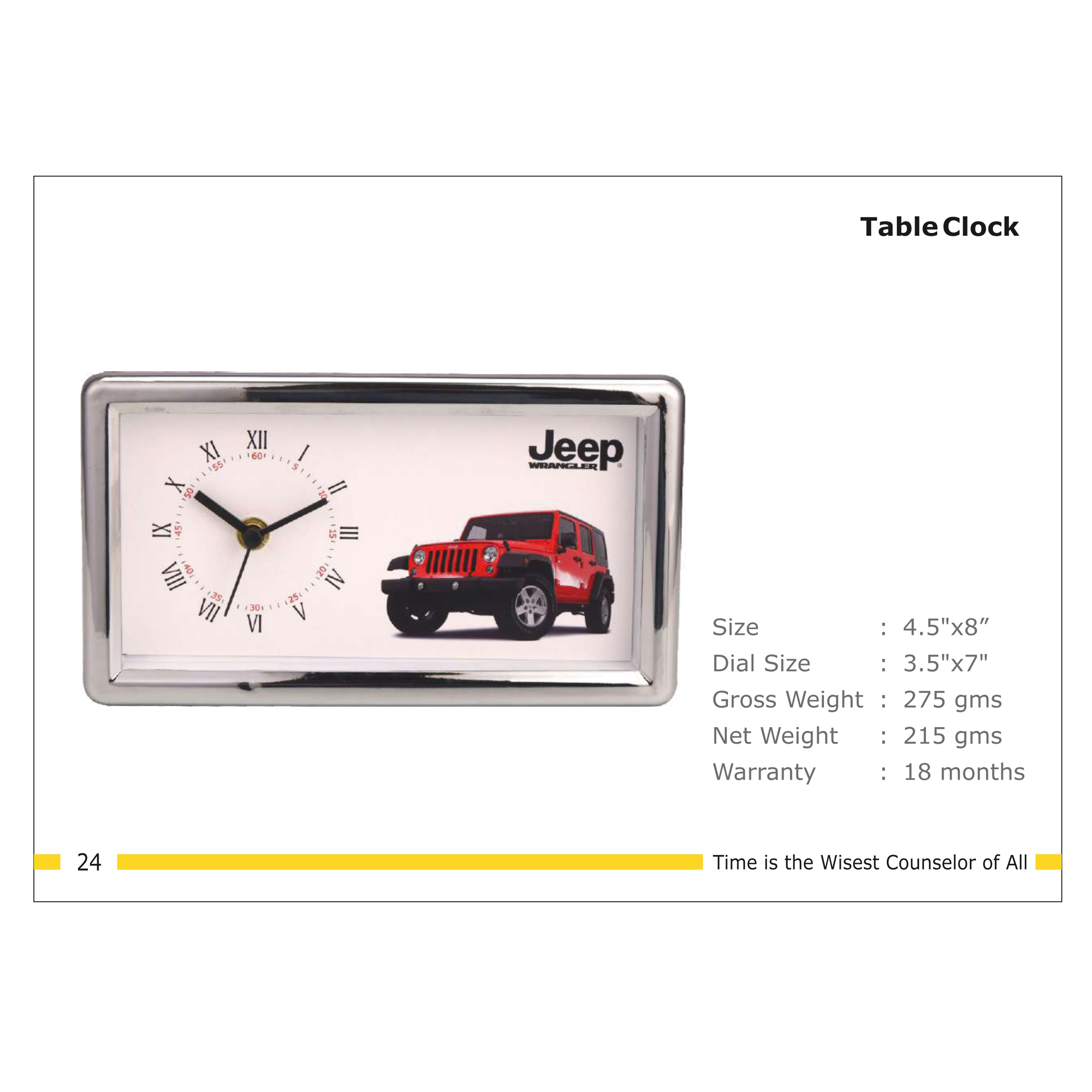 3202524*TABLE CLOCK
