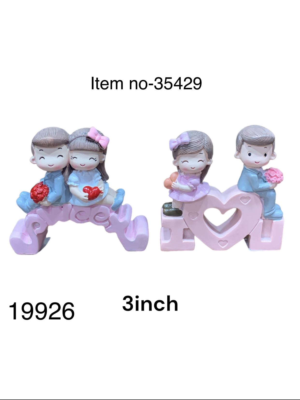 35429 (144)-COUPLE SHOWPIECE