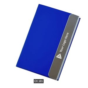 362022CH101*Metal Leatherette Card Holder