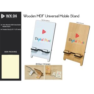 362022WX04*Wooden Mobile Stand