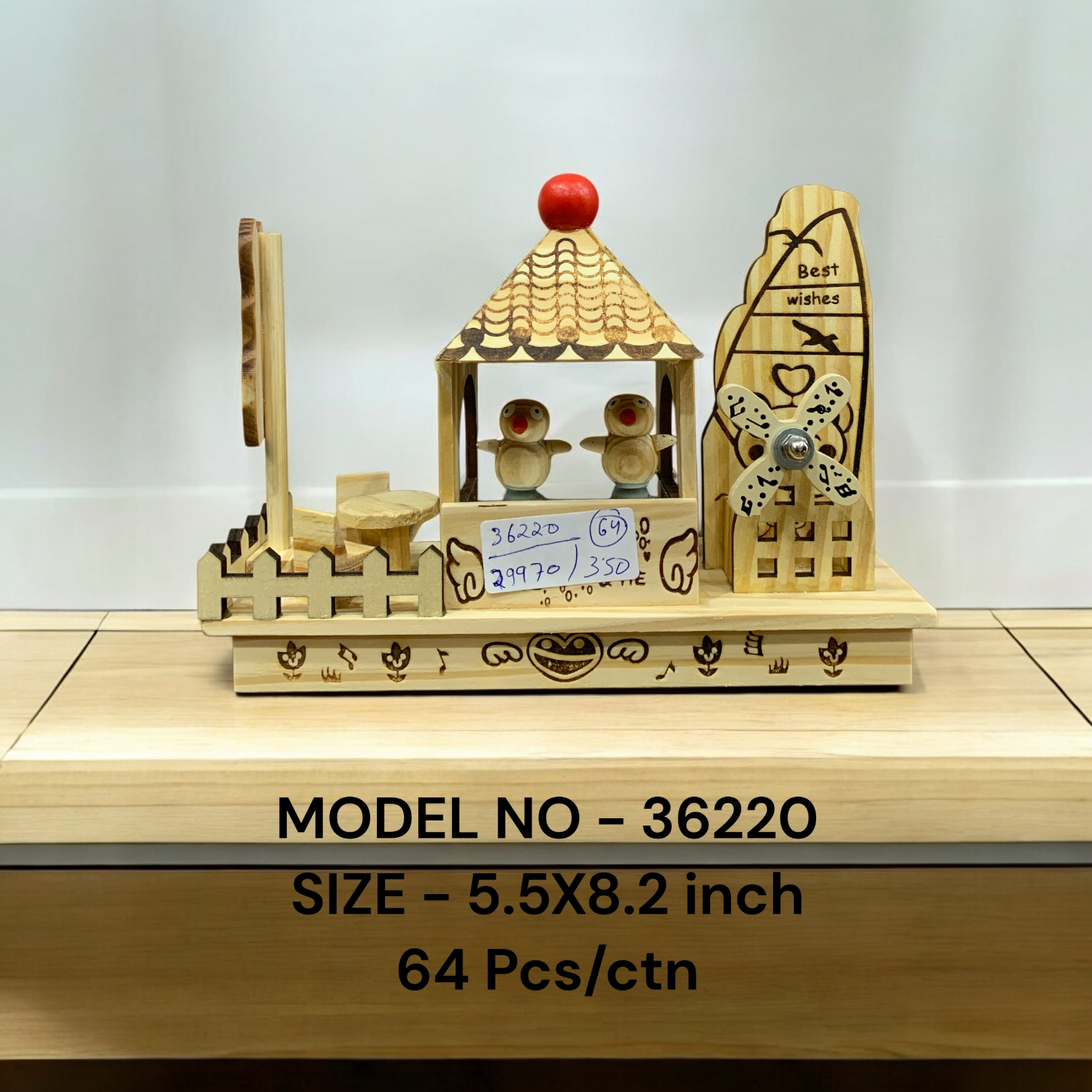 36220 (64)-WOODEN SHOWPIECE