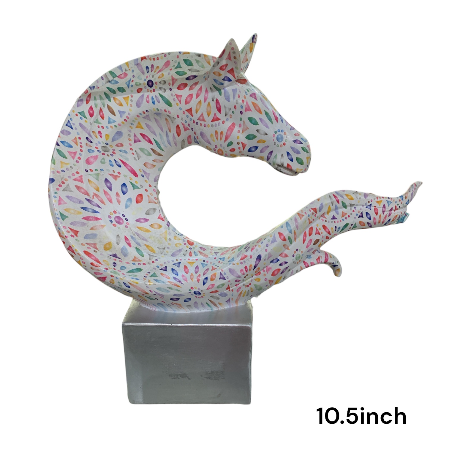 36923(12)-POLYRESIN HORSE SHOWPIECE