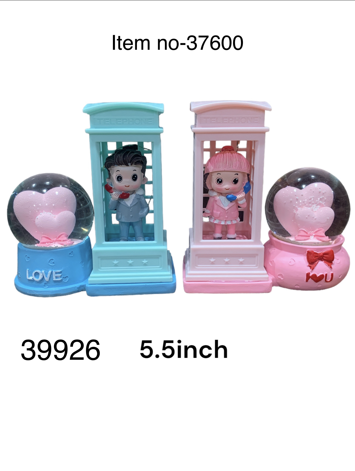 37600(72)-COUPLE SHOWPIECE
