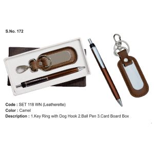 SET 118 WN Gift Set ( 2-in-1) Leatherette